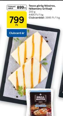 Tesco görög félszíros, félkemény Grillsajt