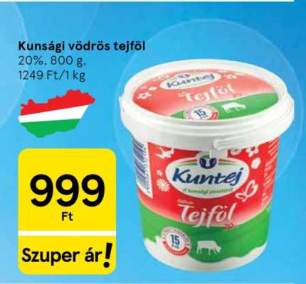 Kunsági vödrös tejföl