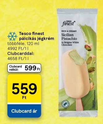 Tesco finest pálcikás jégkrém