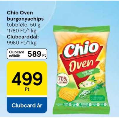 Chio Oven burgonyachips