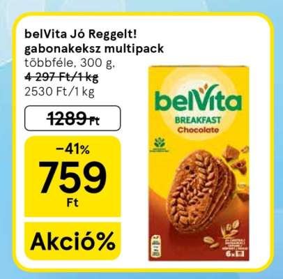 belVita Jó Reggelt! gabonakeksz multipack