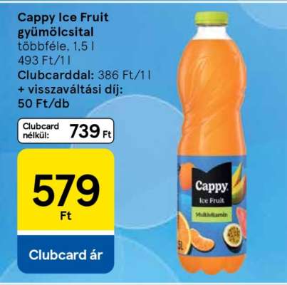Cappy Ice Fruit gyümölcsital