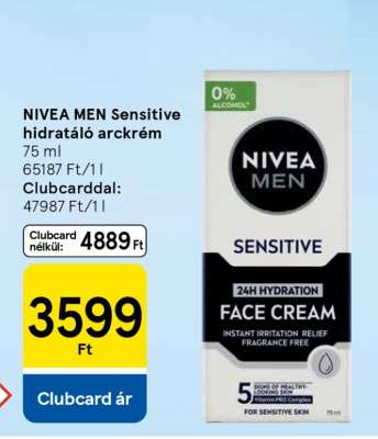 NIVEA MEN Sensitive hidratáló arckrém