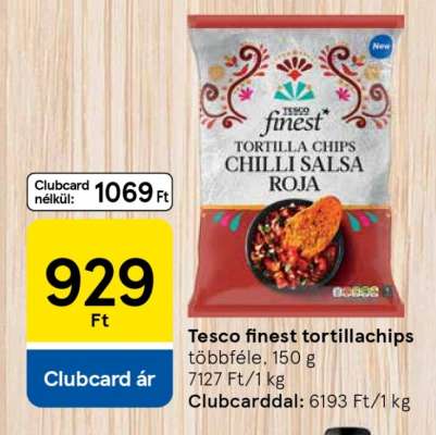 Tesco finest tortillachips