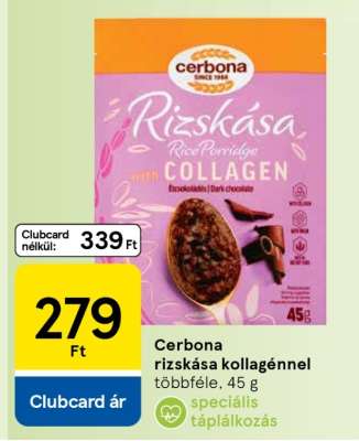 Cerbona Rizskása Kollagénnel