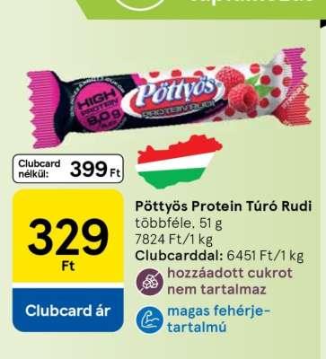 Pöttyös Protein Túró Rudi