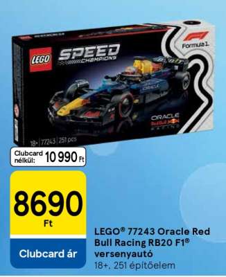 LEGO® 77243 Oracle Red Bull Racing RB20 F1® versenyautó