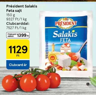 Président Salakis Feta sajt