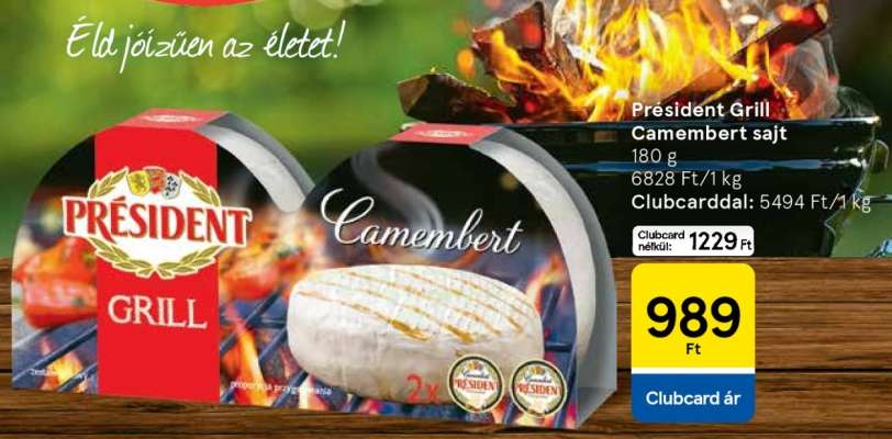 Président Grill Camembert sajt