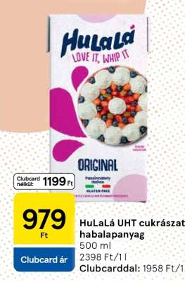 HuLaLá UHT cukrászati habalapanyag