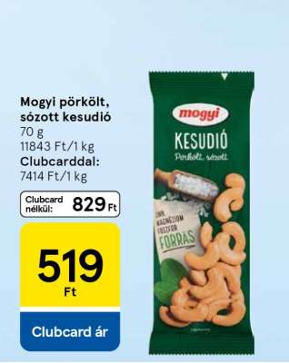 Mogyi pörkölt, sózott kesudió