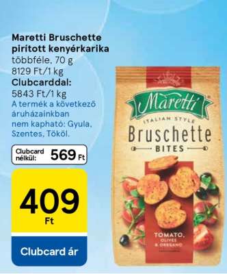 Maretti Bruschette pirított kenyérkarika