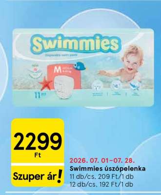 Swimmies úszópelenka