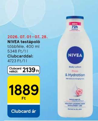 NIVEA testápoló