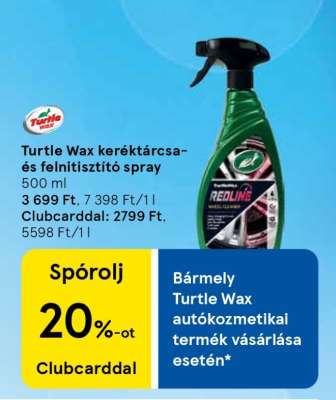 Turtle Wax keréktárcsa és felnitisztító spray