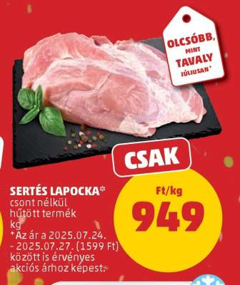 Sertés Lapocka