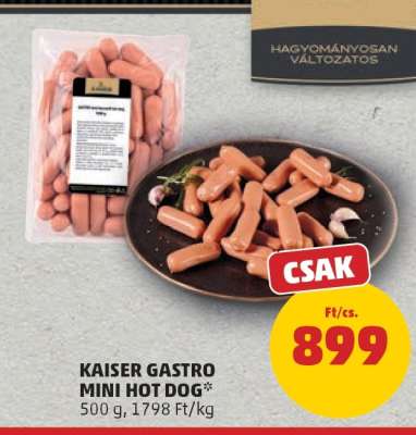 Kaiser Gastro Mini Hot Dog