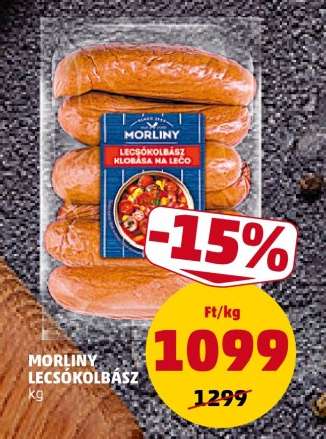 MORLINY LECSÓKOLBÁSZ