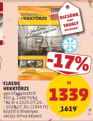CLASSIC HEKKTÖRZS