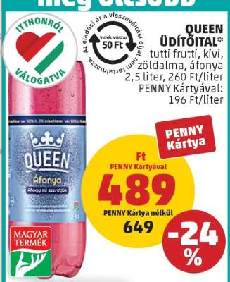 QUEEN Üdítőital