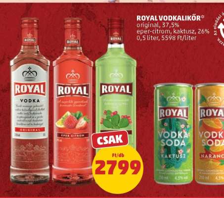 ROYAL VODKALIKŐR