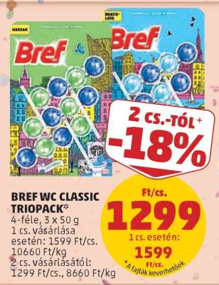 BREF WC CLASSIC TRIOPACK