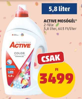 ACTIVE Mosógél