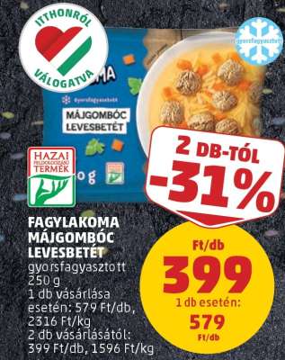 Fagylakoma Májgombóc Levesbetét