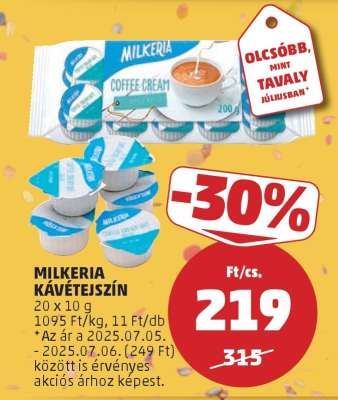 MILKERIA KÁVÉTEJSZÍN