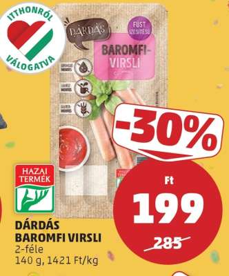 Dárdás Baromfi Virsli