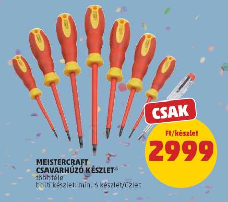 MEISTERCRAFT CSAVARHÚZÓ KÉSZLET