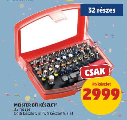 MEISTER BIT KÉSZLET