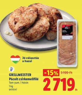 GRILLMEISTER Pácolt csirkemellfilé