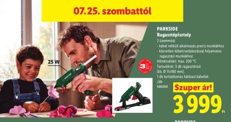 PARKSIDE Ragasztópisztoly
