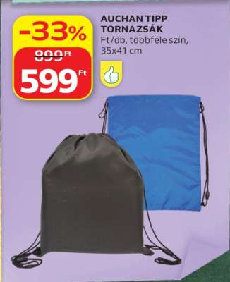 AUCHAN TIPP TORNAZSÁK