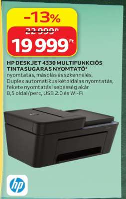 HP DeskJet 4330 Multifunkciós Tintasugaras Nyomtató