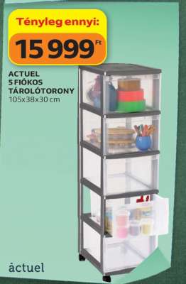 ACTUEL 5 FIÓKOS TÁROLÓTORONY