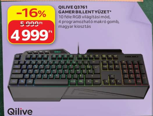 QILIVE Q3761 GAMER BILLENTYŰZET
