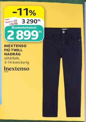 INEXTENSO FIÚ TWILL NADRÁG