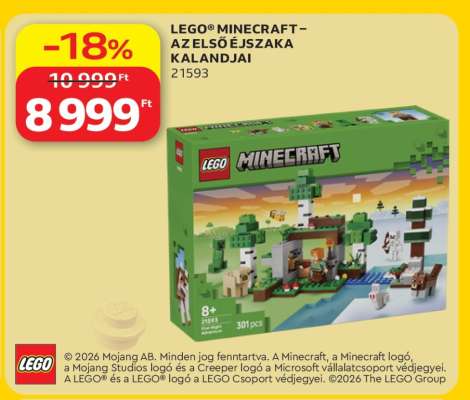LEGO® MINECRAFT – AZ ELSŐ ÉJSZAKA KALANDJAI