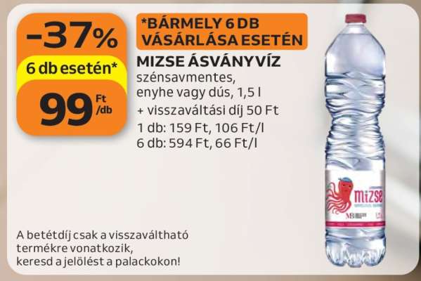Mizse ásványvíz