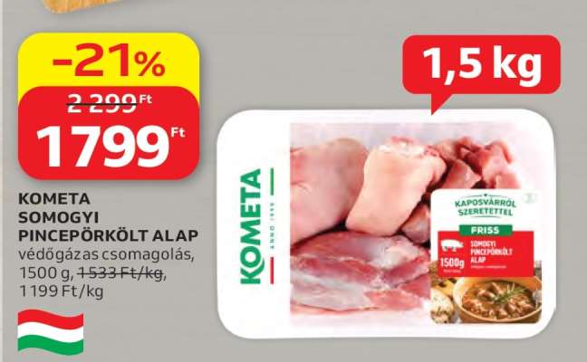 KOMETA SOMOGYI PINCEPÖRKÖLT ALAP