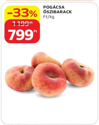 Pogácsa Őszibarack