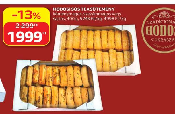 Hodosi Sós Teasütemény
