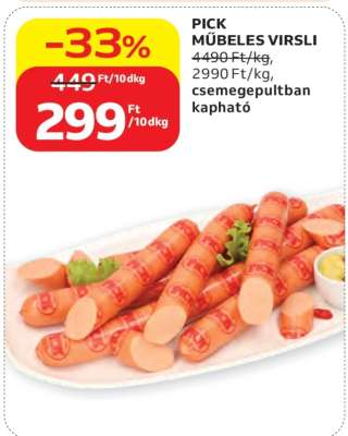 Pick műbeles virsli