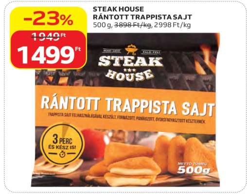 STEAK HOUSE RÁNTOTT TRAPPISTA SAJT