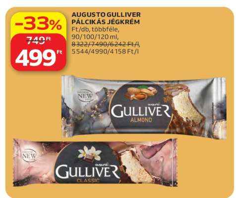 Augusto Gulliver Pálcikás Jégkrém