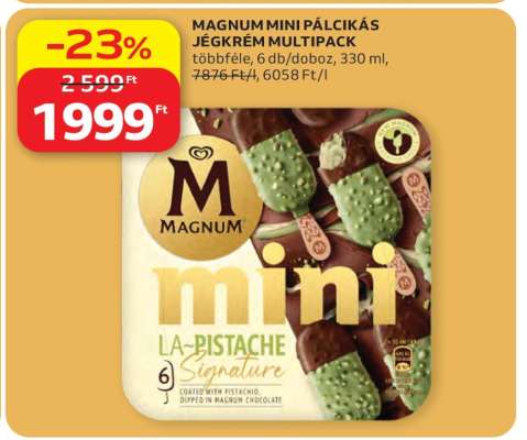 Magnum Mini Pálcikás Jégkrém Multipack