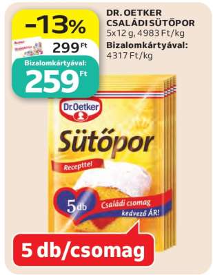 DR. OETKER CSALÁDI SÜTŐPOR