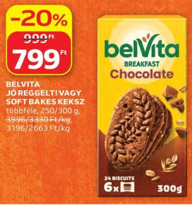 BELVITA JÓ REGGELT! VAGY SOFT BAKES KEKSZ